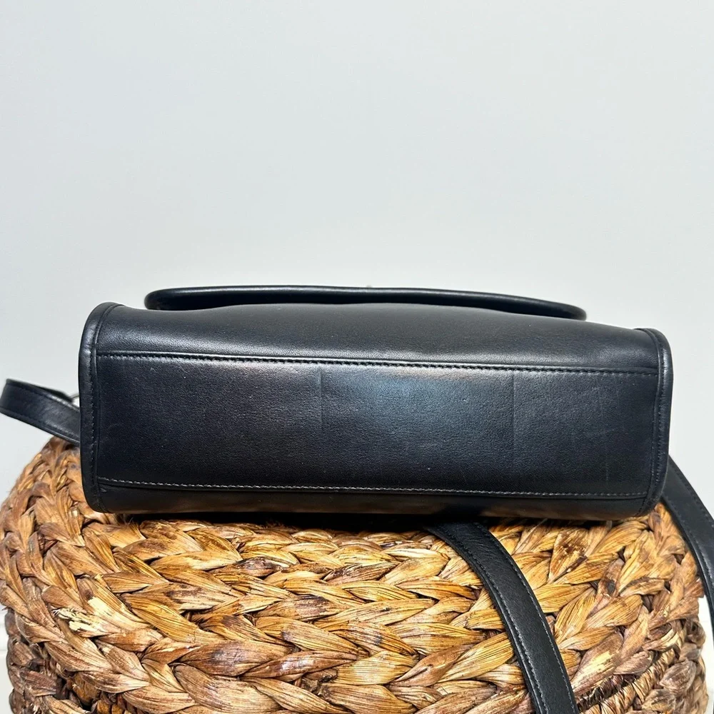 Vintage Coach 9870 Court bag black nickel hardware Costa Rica Y2K 2000s purse - Picture 4 of 14